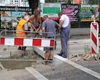 Výstavba zvýšeného přechodu v Prvomájové ulici, 16.7.2014