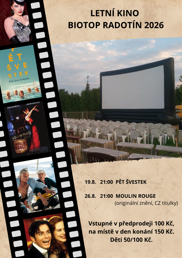 Letní kino na&nbsp;Biotopu