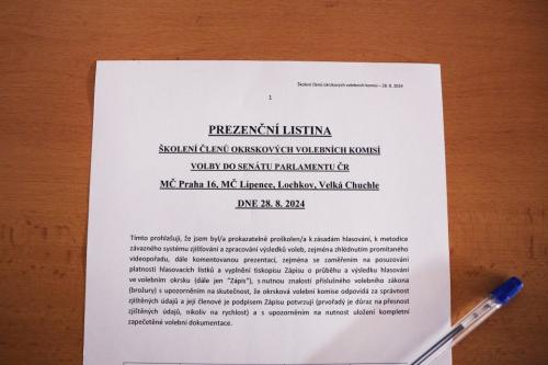 První zasedání volebních komisí před volbami, 28.8.2024