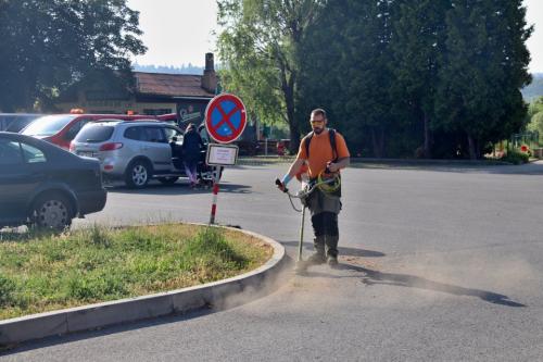 Blokové čištění, parkoviště u Výpadové, 25.5.2023