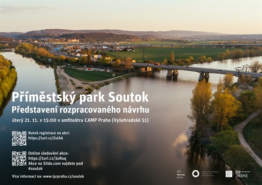 Pozvánka na&nbsp;představení rozpracovaného návrhu Příměstského parku Soutok