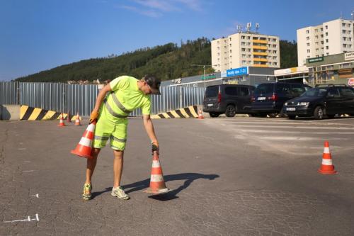 Úprava pozemního dopravního značení u výtopny