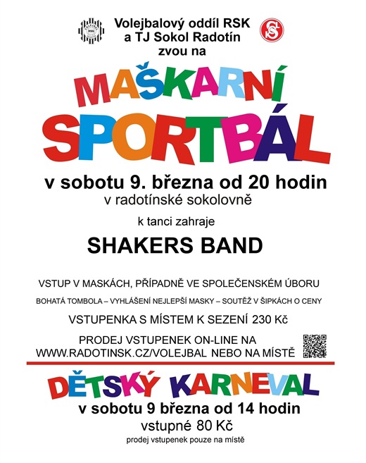 Maškarní sportbál, 9.3.2024 Maškarní sportbál, 9.3.2024