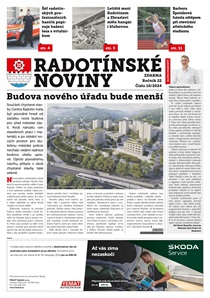 Titulní strana Radotínských novin č.&nbsp;10/2024