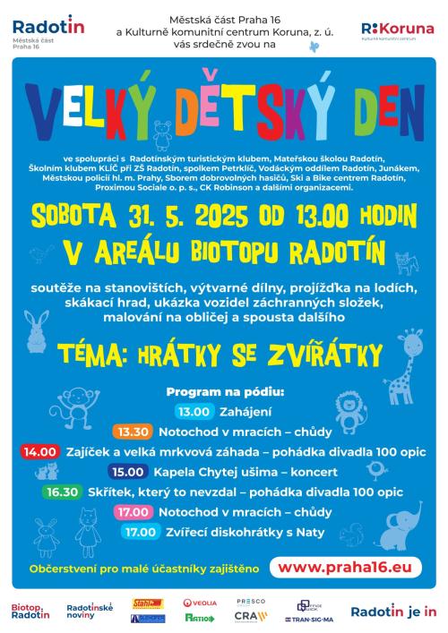 Oslavy Dne dětí se blíží