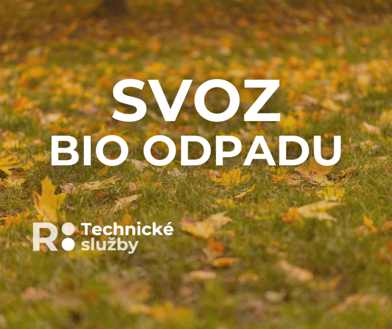 Svoz bioodpadu - podzim 2025