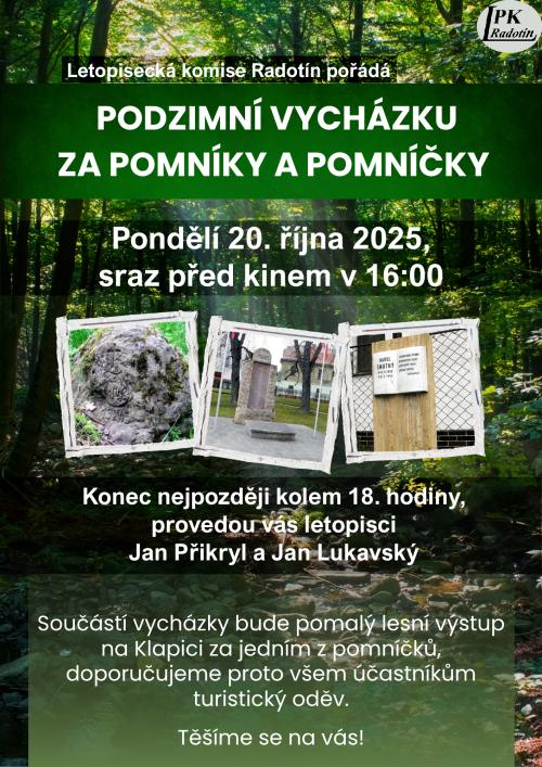 vycházka za pomníky