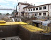 Práce na stavbě trati, radotínské nádraží, 10.9.2022