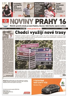 Noviny Prahy 16 na červen 2022