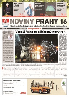 Noviny Prahy 16 na prosinec 2021