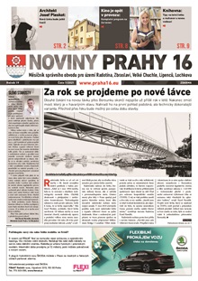 Noviny Prahy 16 na červenec 2021