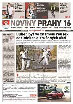 Noviny Prahy 16 květen 2020