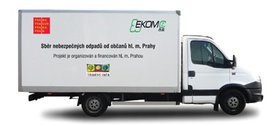 Zdroj: Portál životního prostředí hl. m. Prahy; Vozidlo na mobilní sběr NO 2020