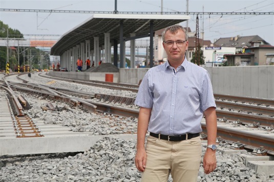 Michal Krošlák ze Správy železnic popisuje další průběh prací v okolí radotínského nádraží.