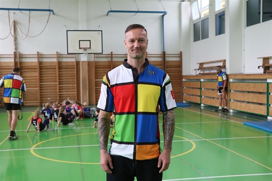 Garantem radotínské části projektu Trenéři ve škole je fotbalista Martin Jiránek.