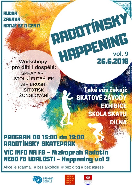 Plakát k akci Radotínský Happening vol. 9