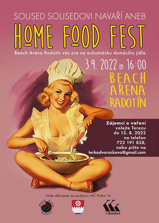 Pozvánka na Home Food Fest, 3.9.2022
