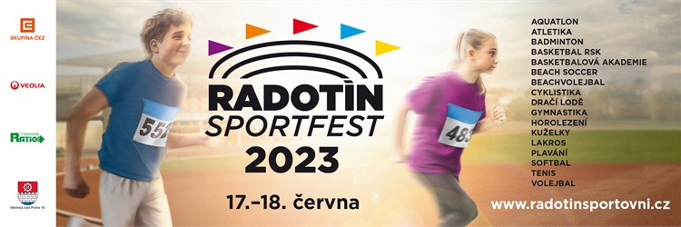 Sportfest Radotín, 17. - 18.6.2023