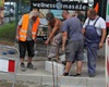 Výstavba zvýšeného přechodu v Prvomájové ulici, 16.7.2014