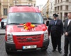 Předání nových hasičských vozů Městské části Praha 16, Mariánské náměstí 17.5.2012