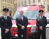 Předání nových hasičských vozů Městské části Praha - Lochkov, Mariánské náměstí 17.5.2012