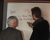 Slavnostní premiéra Cyrila a Metoděje v Kině Radotín, podpis Romana Zacha, 19.12.2013