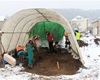 Výstavba Centra Radotín, zemní práce a archeologický výzkum, 6.1.2015