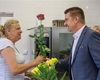 Učitelům radotínské základní školy a kuchařkám ze školní jídelny přišel poděkovat i starosta Karel Hanzlík, 30.6.2021