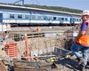 Postup stavebních prací na železnici - podchody na nádraží, tunýlek v Prvomájové..., 9.8.2022