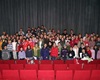 Foto dětí s tvůrci filmu, foto: Michal Pavlát