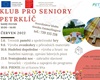 Klub pro seniory v Petrklíči, program na červen 2022