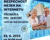 Pozvánka na přednášku o bezpečnosti na internetu, 23.5.2023