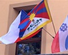 Tibetská vlajka na radotínské radnici, 8.3.2019